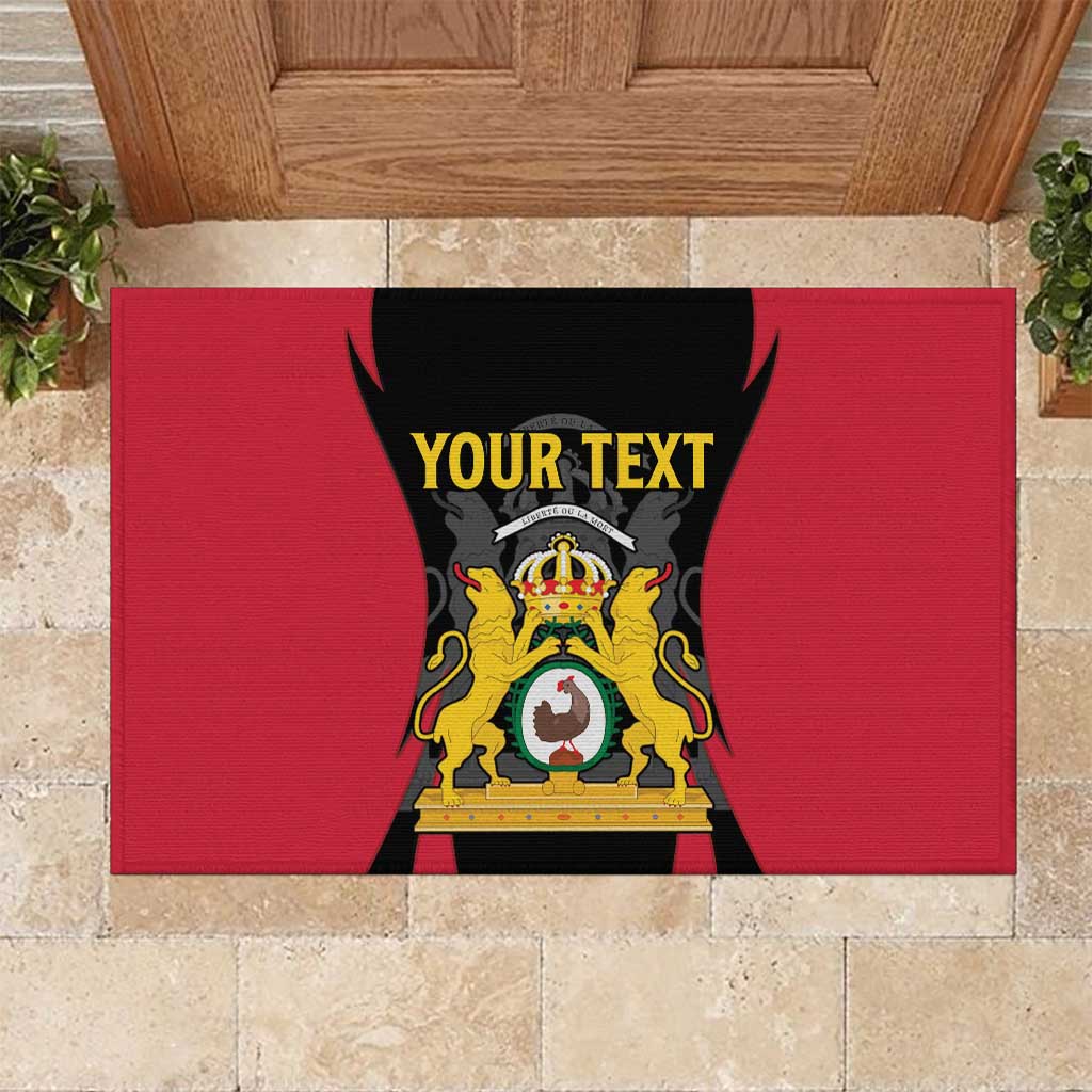 Personalised Empire dHayiti 1804–1806 Rubber Doormat Coat Of Arms Flag Style