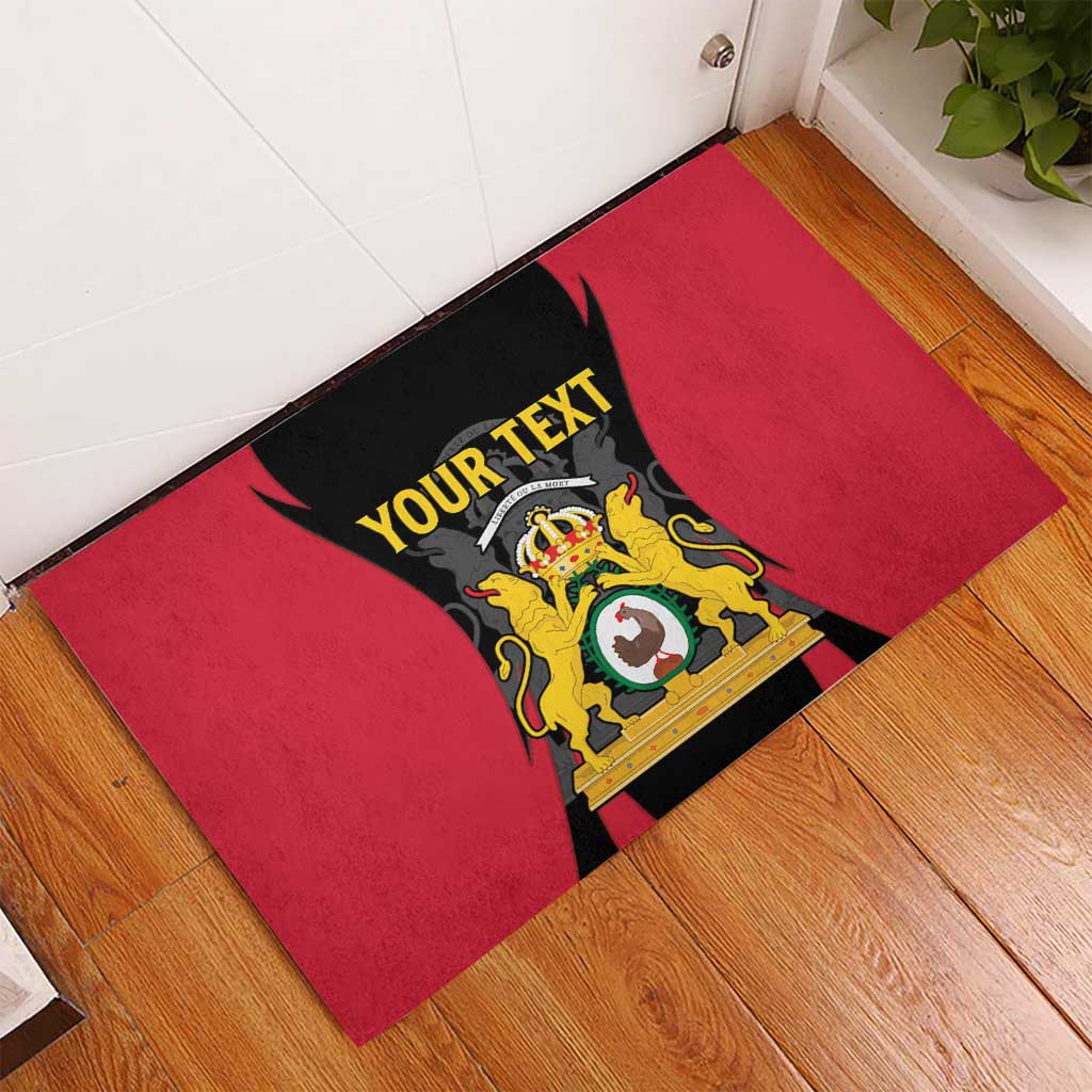 Personalised Empire dHayiti 1804–1806 Rubber Doormat Coat Of Arms Flag Style