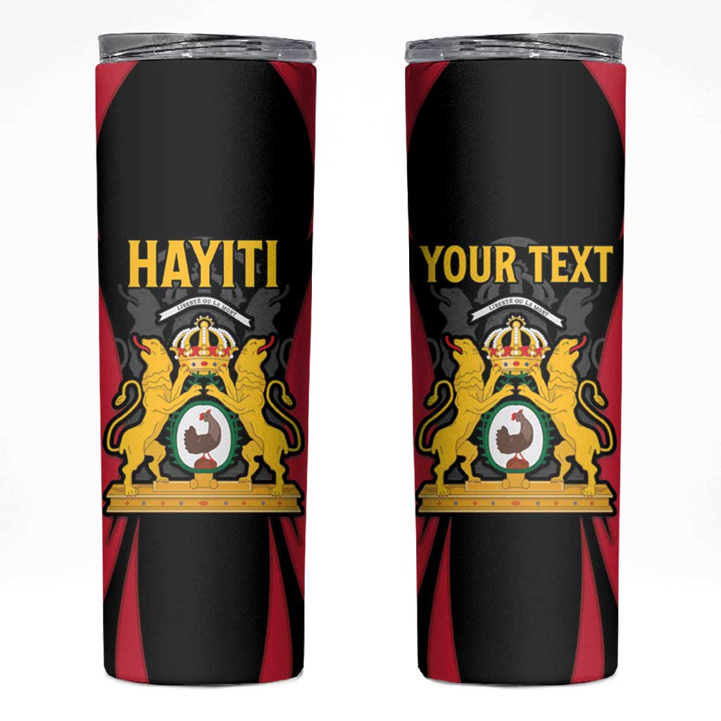 Personalised Empire dHayiti 1804–1806 Skinny Tumbler Coat Of Arms Flag Style