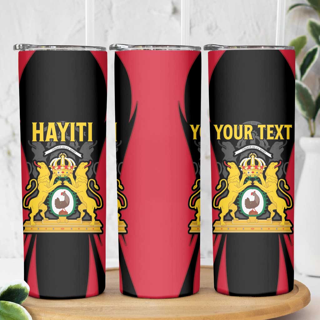 Personalised Empire dHayiti 1804–1806 Skinny Tumbler Coat Of Arms Flag Style