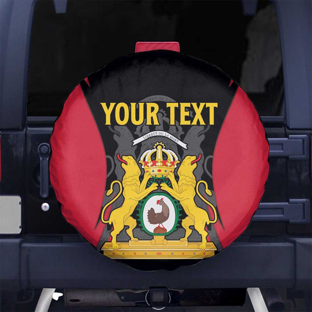Personalised Empire dHayiti 1804–1806 Spare Tire Cover Coat Of Arms Flag Style