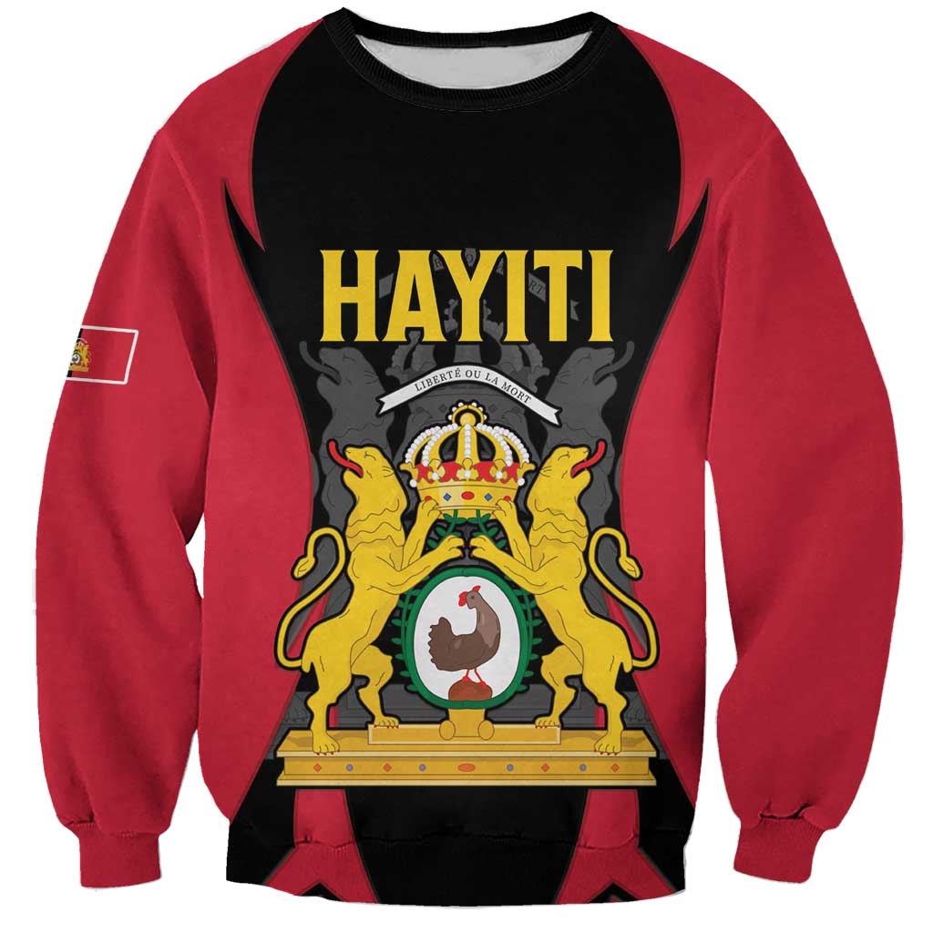 Personalised Empire dHayiti 1804–1806 Sweatshirt Coat Of Arms Flag Style