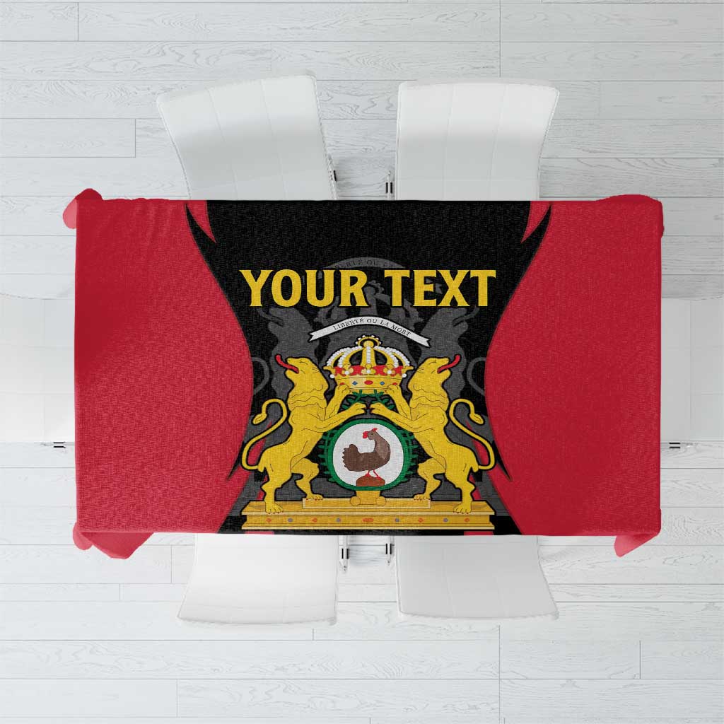 Personalised Empire dHayiti 1804–1806 Tablecloth Coat Of Arms Flag Style