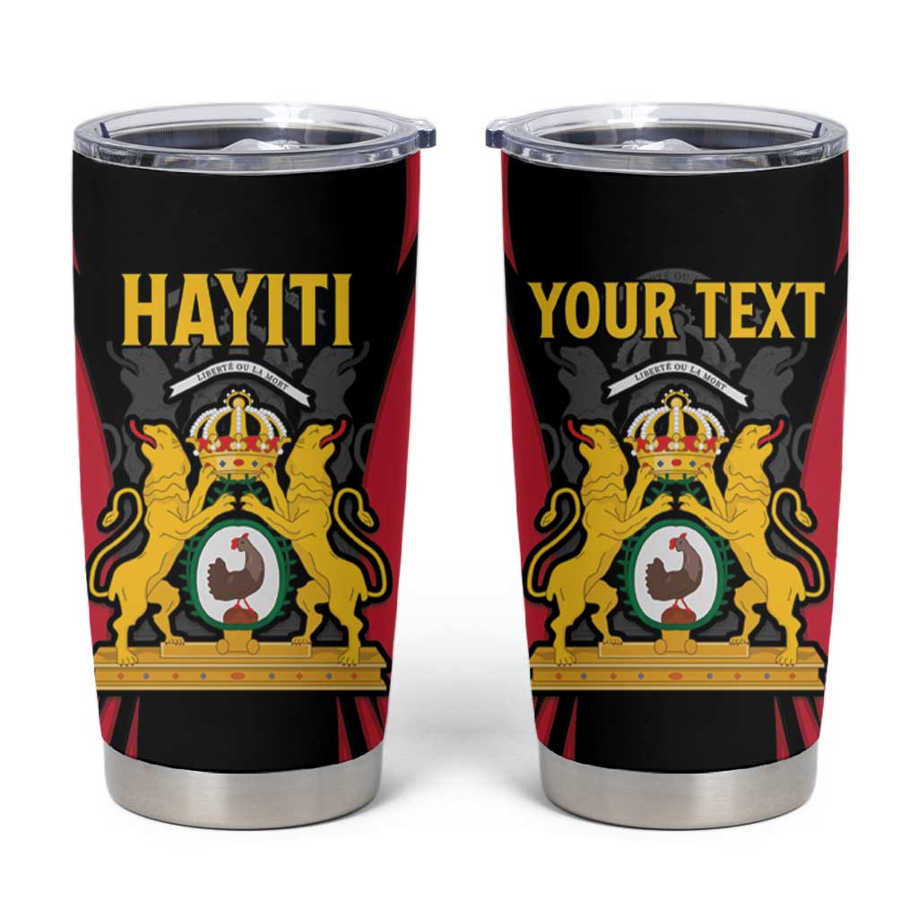 Personalised Empire dHayiti 1804–1806 Tumbler Cup Coat Of Arms Flag Style