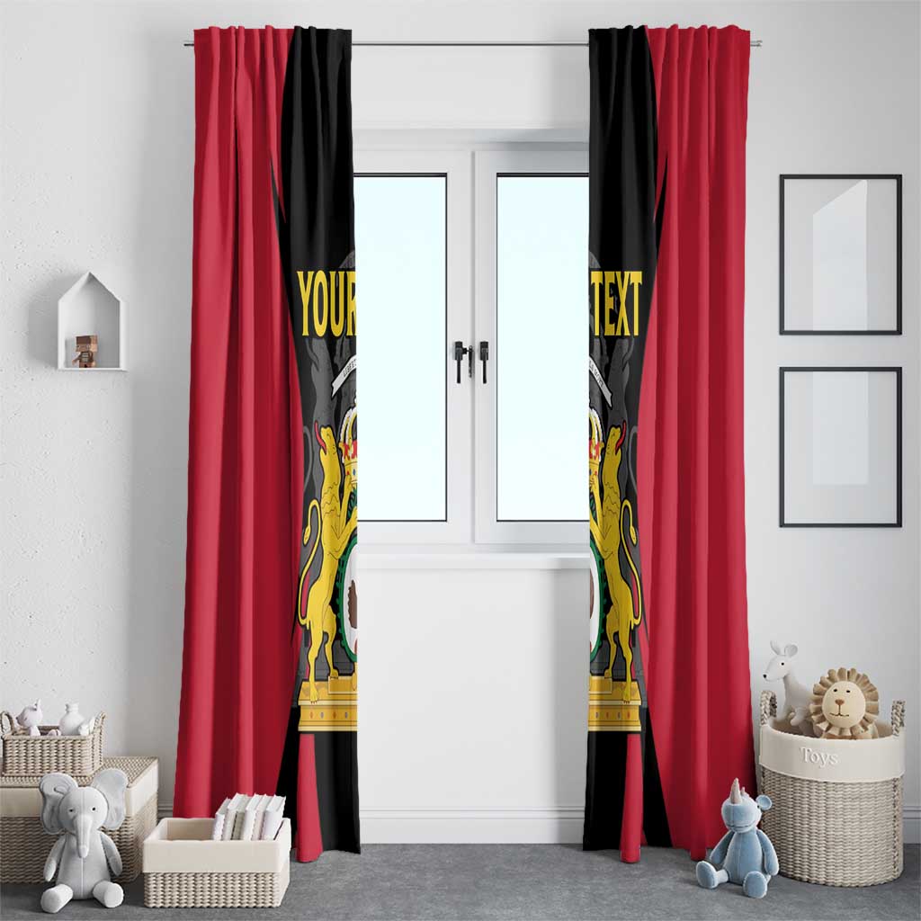 Personalised Empire dHayiti 1804–1806 Window Curtain Coat Of Arms Flag Style