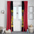 Personalised Empire dHayiti 1804–1806 Window Curtain Coat Of Arms Flag Style