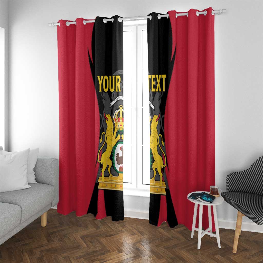 Personalised Empire dHayiti 1804–1806 Window Curtain Coat Of Arms Flag Style
