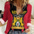 Personalised Empire dHayiti 1804–1806 Women Casual Shirt Coat Of Arms Flag Style