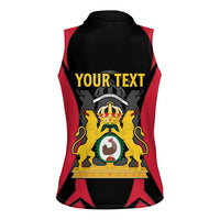 Personalised Empire dHayiti 1804–1806 Women Sleeveless Polo Shirt Coat Of Arms Flag Style