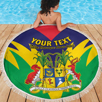 Personalised Mauritius Beach Blanket Stella Clavisque Maris Indici