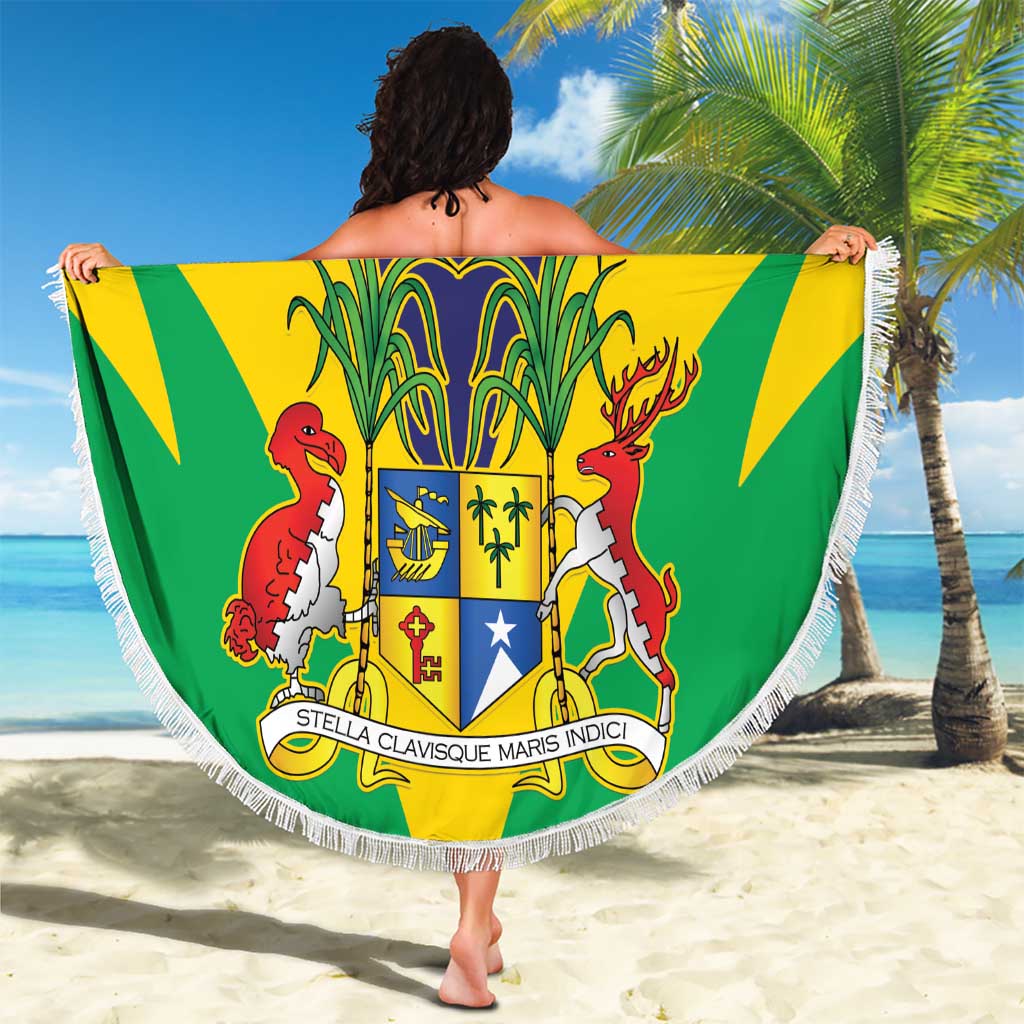 Personalised Mauritius Beach Blanket Stella Clavisque Maris Indici