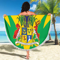 Personalised Mauritius Beach Blanket Stella Clavisque Maris Indici