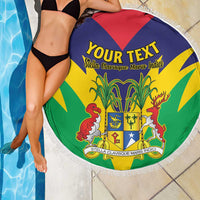 Personalised Mauritius Beach Blanket Stella Clavisque Maris Indici