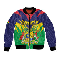 Personalised Mauritius Bomber Jacket Stella Clavisque Maris Indici