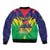 Personalised Mauritius Bomber Jacket Stella Clavisque Maris Indici