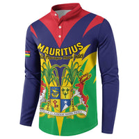 Personalised Mauritius Button Sweatshirt Stella Clavisque Maris Indici