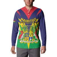 Personalised Mauritius Button Sweatshirt Stella Clavisque Maris Indici