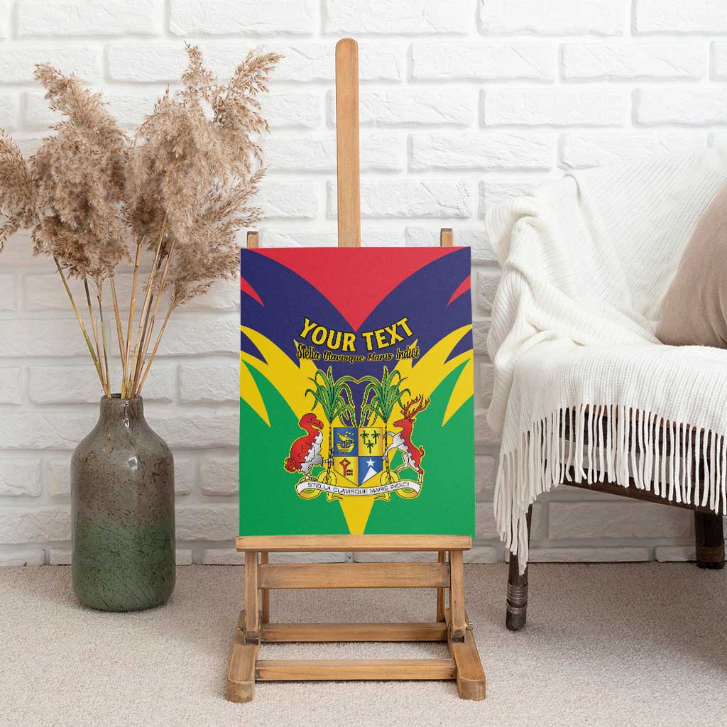 Personalised Mauritius Canvas Wall Art Stella Clavisque Maris Indici