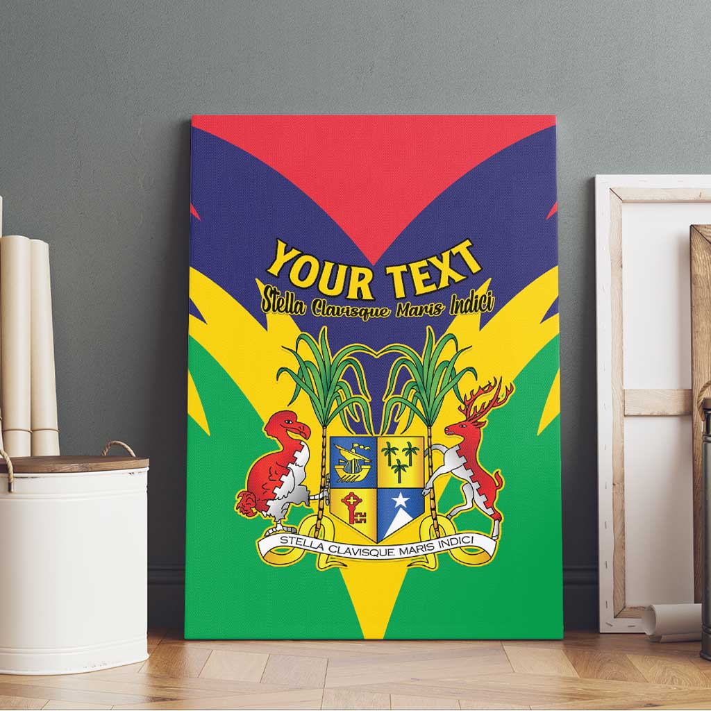Personalised Mauritius Canvas Wall Art Stella Clavisque Maris Indici