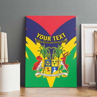 Personalised Mauritius Canvas Wall Art Stella Clavisque Maris Indici