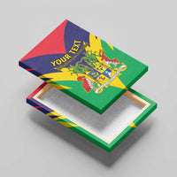 Personalised Mauritius Canvas Wall Art Stella Clavisque Maris Indici