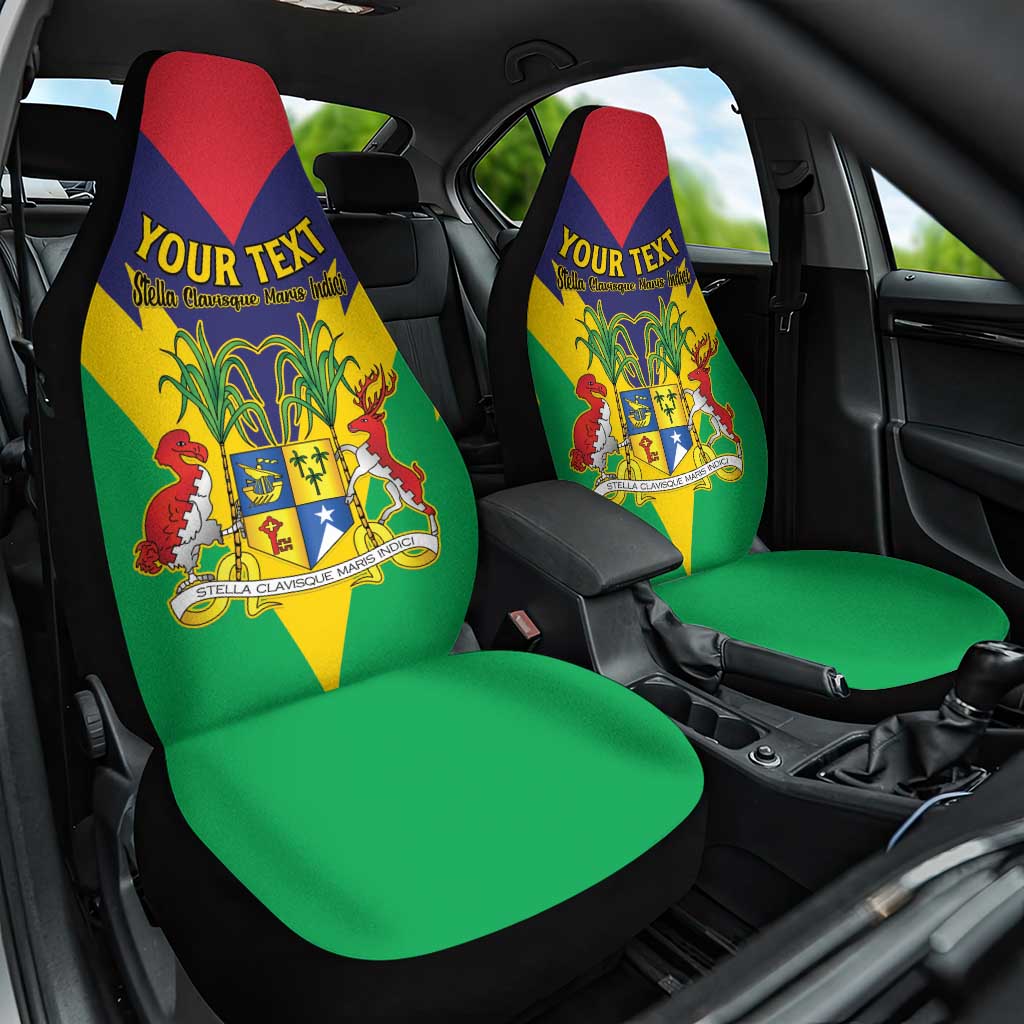 Personalised Mauritius Car Seat Cover Stella Clavisque Maris Indici