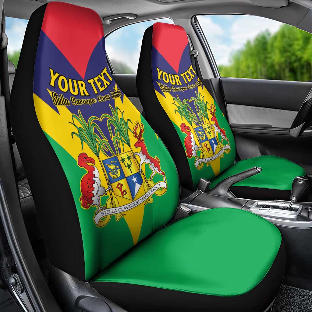 Personalised Mauritius Car Seat Cover Stella Clavisque Maris Indici