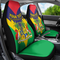 Personalised Mauritius Car Seat Cover Stella Clavisque Maris Indici