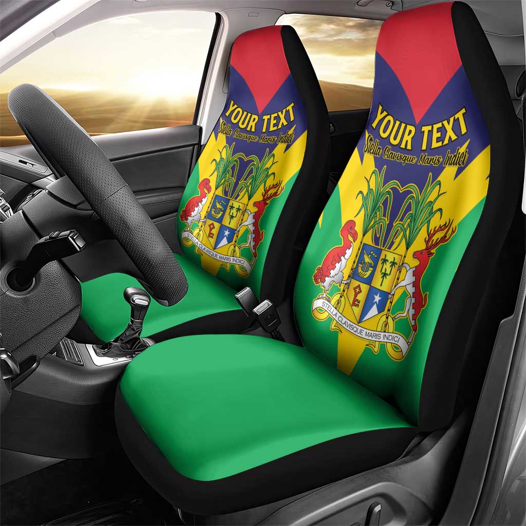 Personalised Mauritius Car Seat Cover Stella Clavisque Maris Indici