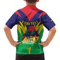 Personalised Mauritius Family Matching Puletasi and Hawaiian Shirt Stella Clavisque Maris Indici