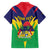 Personalised Mauritius Family Matching Summer Maxi Dress and Hawaiian Shirt Stella Clavisque Maris Indici