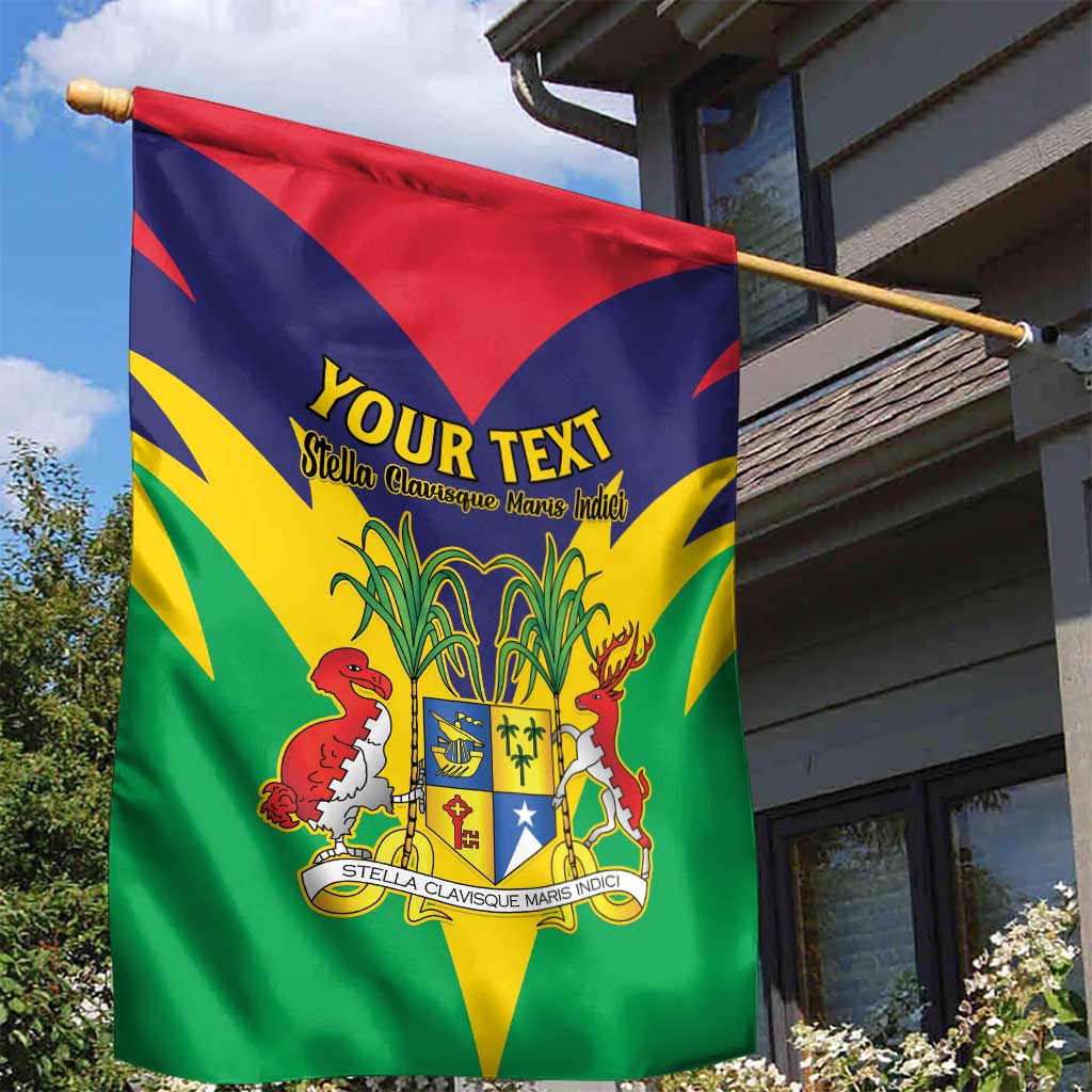 Personalised Mauritius Garden Flag Stella Clavisque Maris Indici