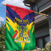 Personalised Mauritius Garden Flag Stella Clavisque Maris Indici