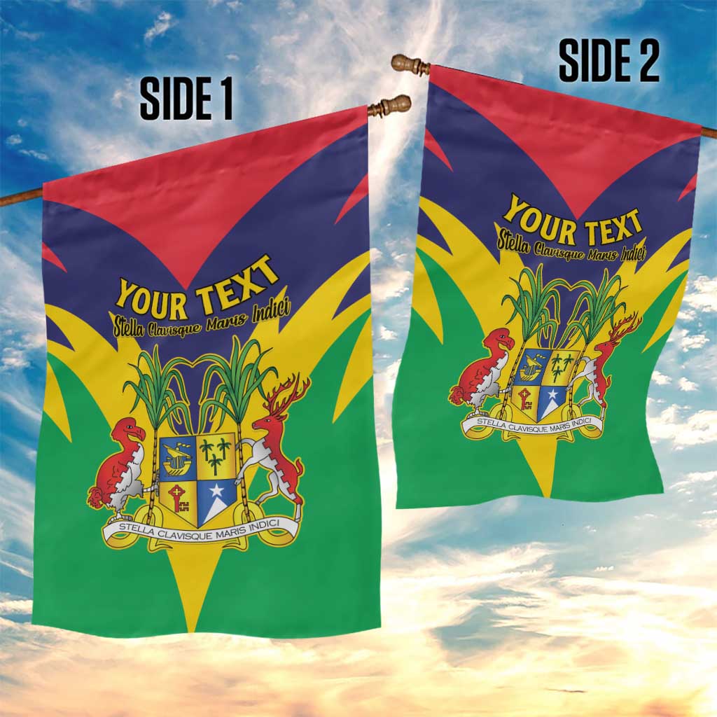 Personalised Mauritius Garden Flag Stella Clavisque Maris Indici