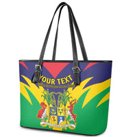 Personalised Mauritius Leather Tote Bag Stella Clavisque Maris Indici