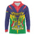 Personalised Mauritius Long Sleeve Polo Shirt Stella Clavisque Maris Indici