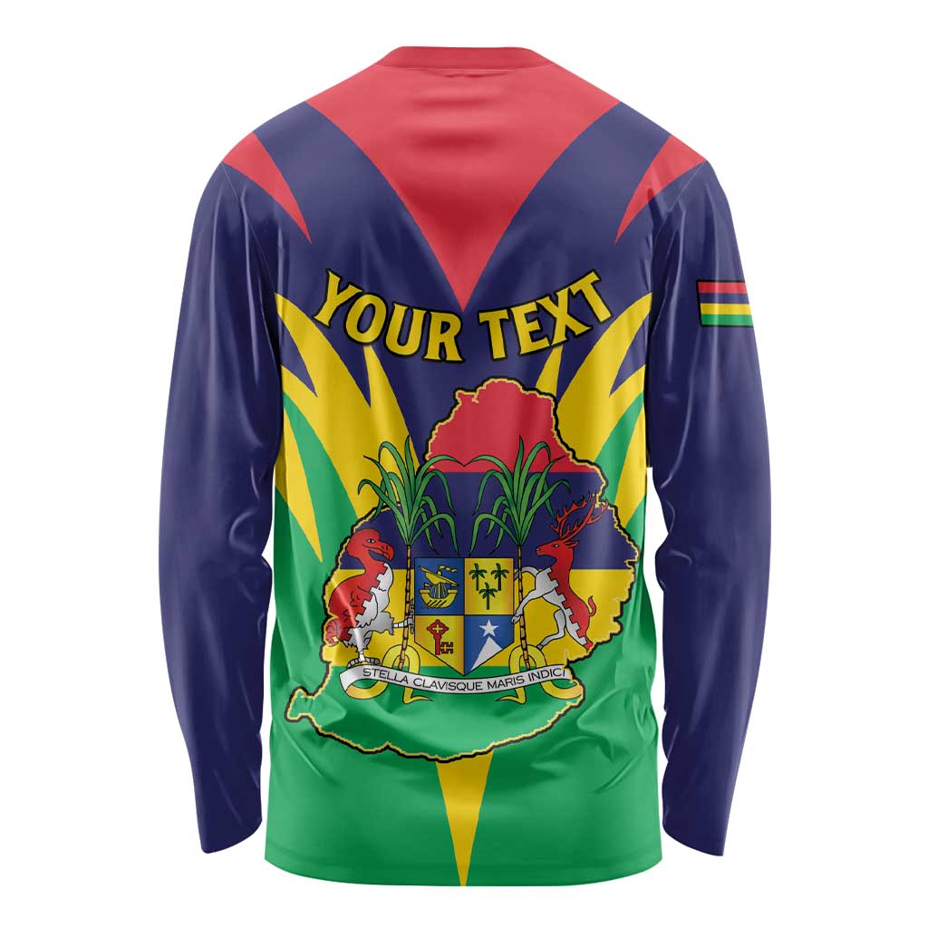 Personalised Mauritius Long Sleeve Shirt Stella Clavisque Maris Indici