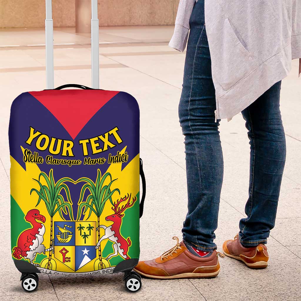 Personalised Mauritius Luggage Cover Stella Clavisque Maris Indici