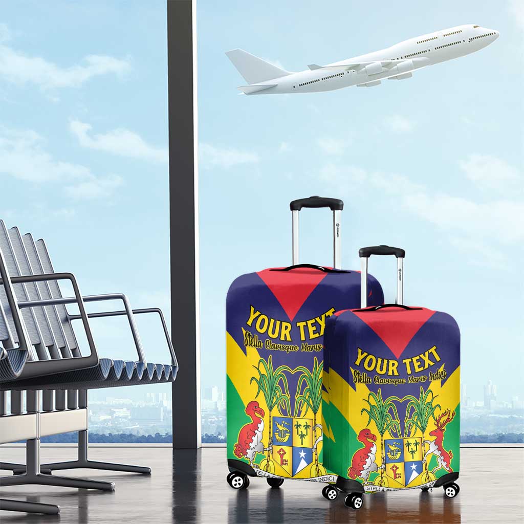 Personalised Mauritius Luggage Cover Stella Clavisque Maris Indici