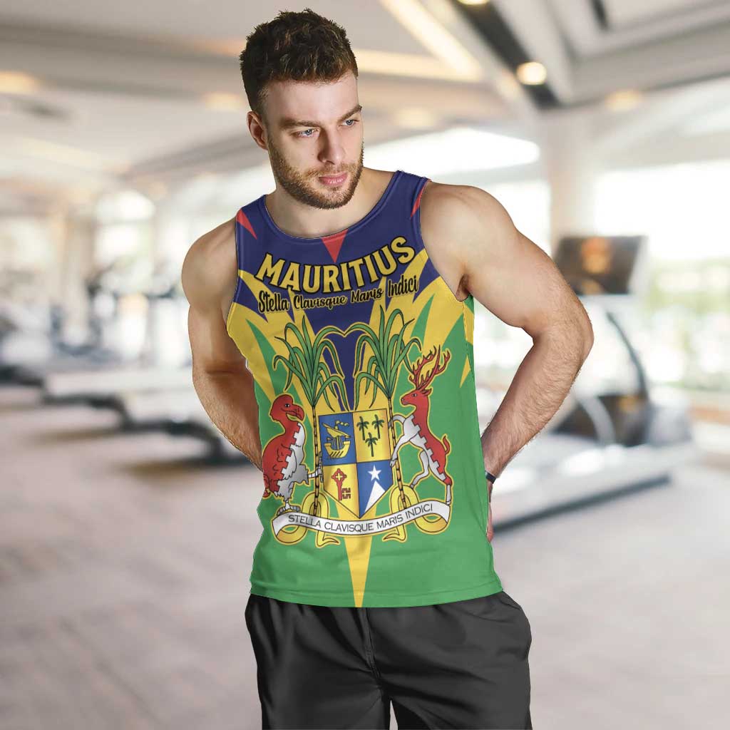 Personalised Mauritius Men Tank Top Stella Clavisque Maris Indici