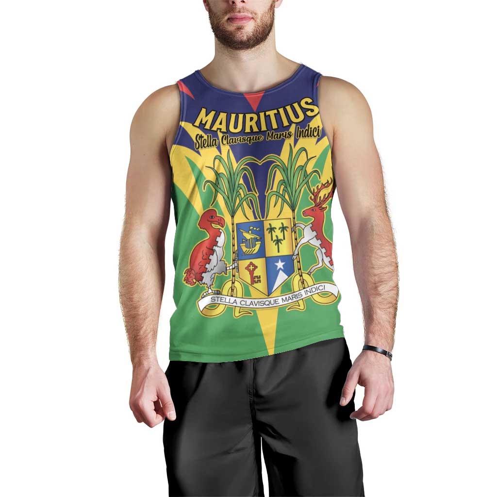 Personalised Mauritius Men Tank Top Stella Clavisque Maris Indici