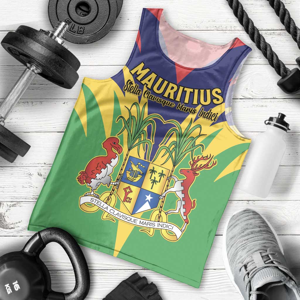 Personalised Mauritius Men Tank Top Stella Clavisque Maris Indici