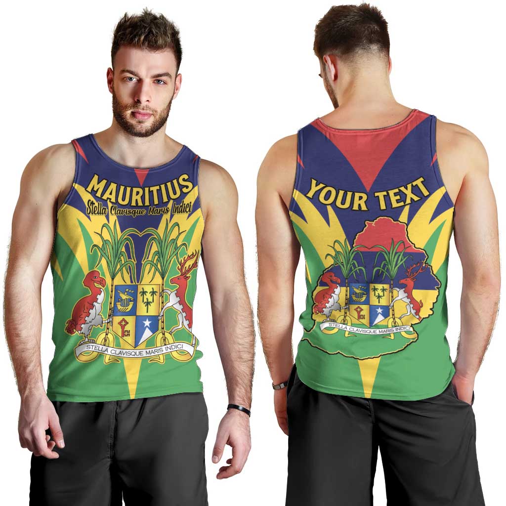 Personalised Mauritius Men Tank Top Stella Clavisque Maris Indici