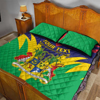 Personalised Mauritius Quilt Bed Set Stella Clavisque Maris Indici