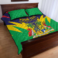 Personalised Mauritius Quilt Bed Set Stella Clavisque Maris Indici