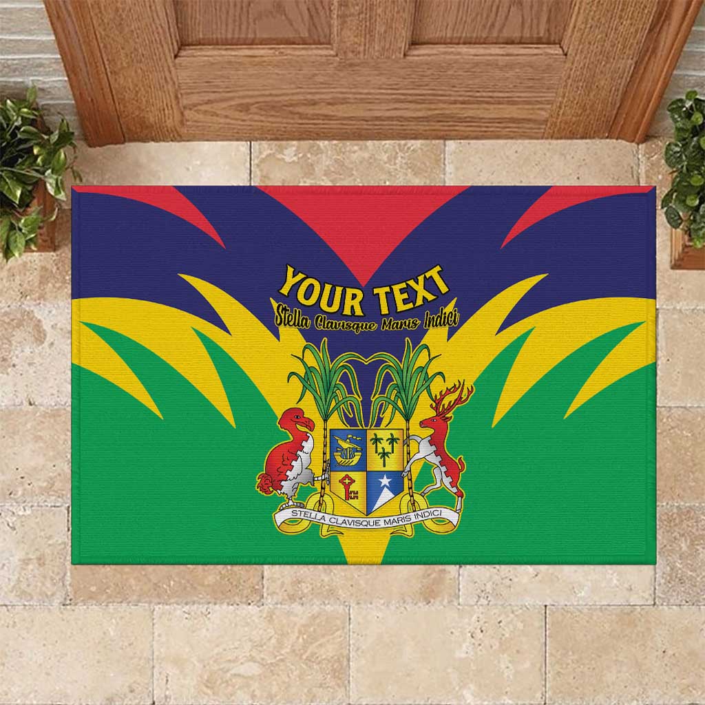 Personalised Mauritius Rubber Doormat Stella Clavisque Maris Indici