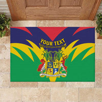 Personalised Mauritius Rubber Doormat Stella Clavisque Maris Indici