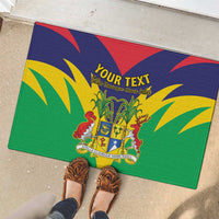 Personalised Mauritius Rubber Doormat Stella Clavisque Maris Indici