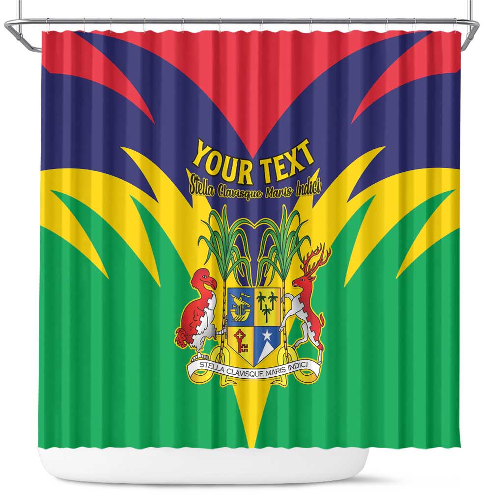 Personalised Mauritius Shower Curtain Stella Clavisque Maris Indici