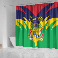 Personalised Mauritius Shower Curtain Stella Clavisque Maris Indici